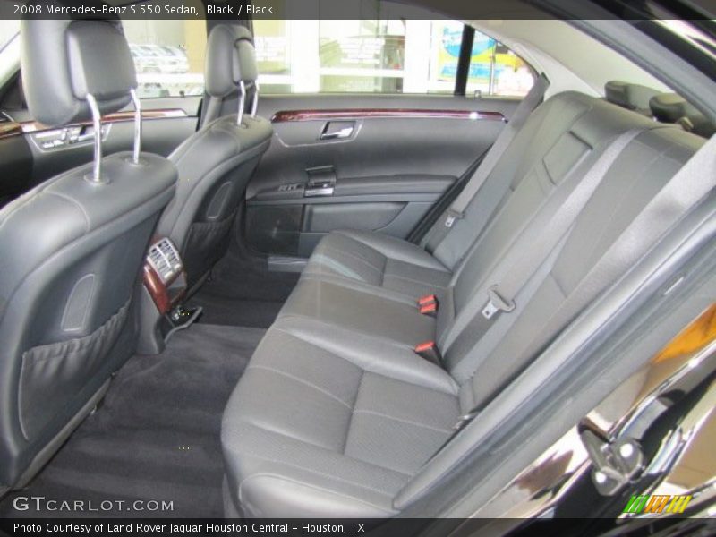 Black / Black 2008 Mercedes-Benz S 550 Sedan