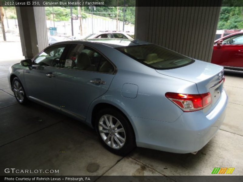 Cerulean Blue Metallic / Parchment 2012 Lexus ES 350