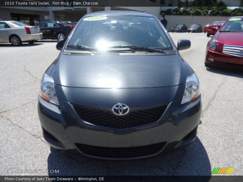 Flint Mica / Dark Charcoal 2010 Toyota Yaris Sedan