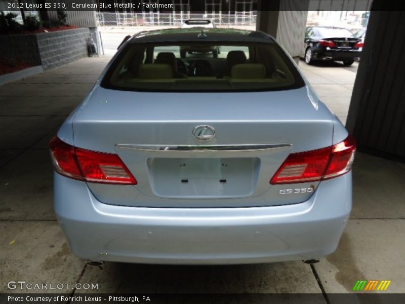 Cerulean Blue Metallic / Parchment 2012 Lexus ES 350