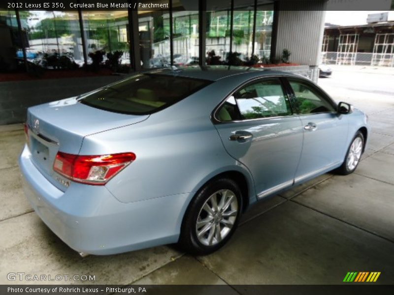 Cerulean Blue Metallic / Parchment 2012 Lexus ES 350