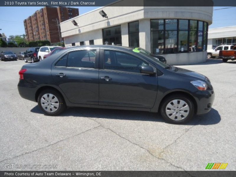 Flint Mica / Dark Charcoal 2010 Toyota Yaris Sedan