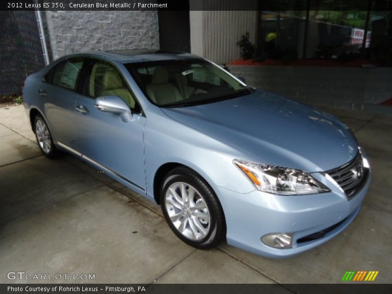 Cerulean Blue Metallic / Parchment 2012 Lexus ES 350