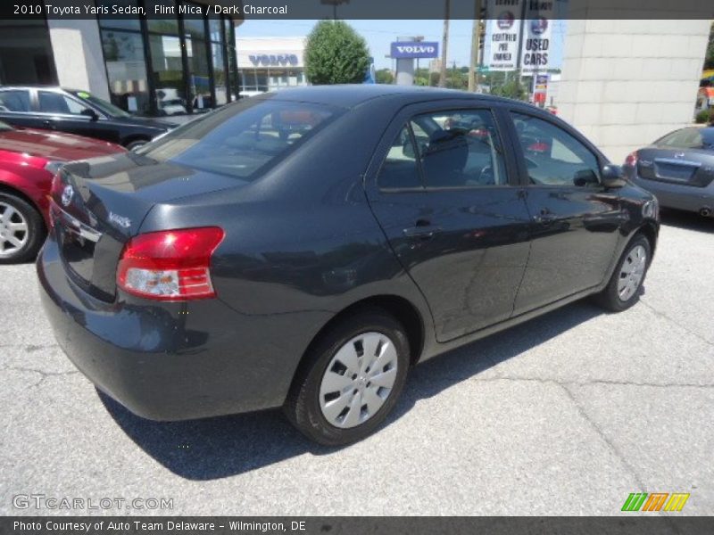 Flint Mica / Dark Charcoal 2010 Toyota Yaris Sedan