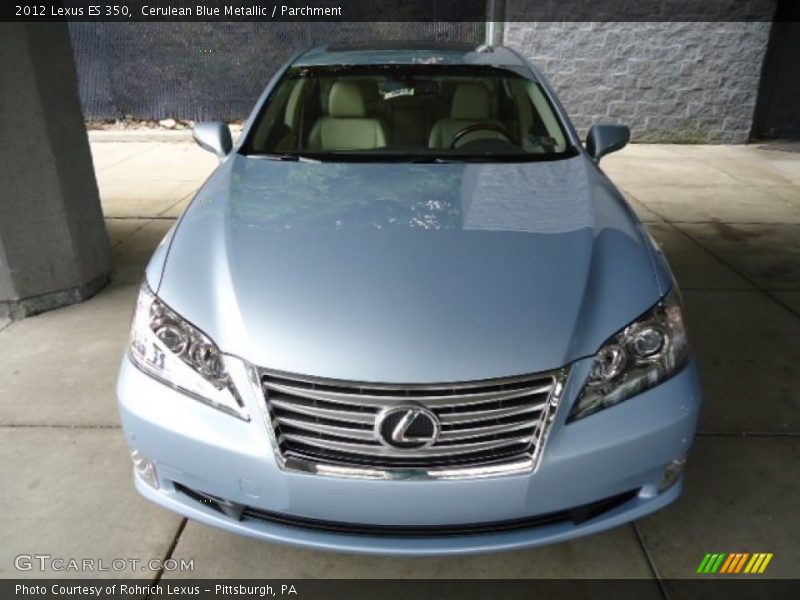 Cerulean Blue Metallic / Parchment 2012 Lexus ES 350