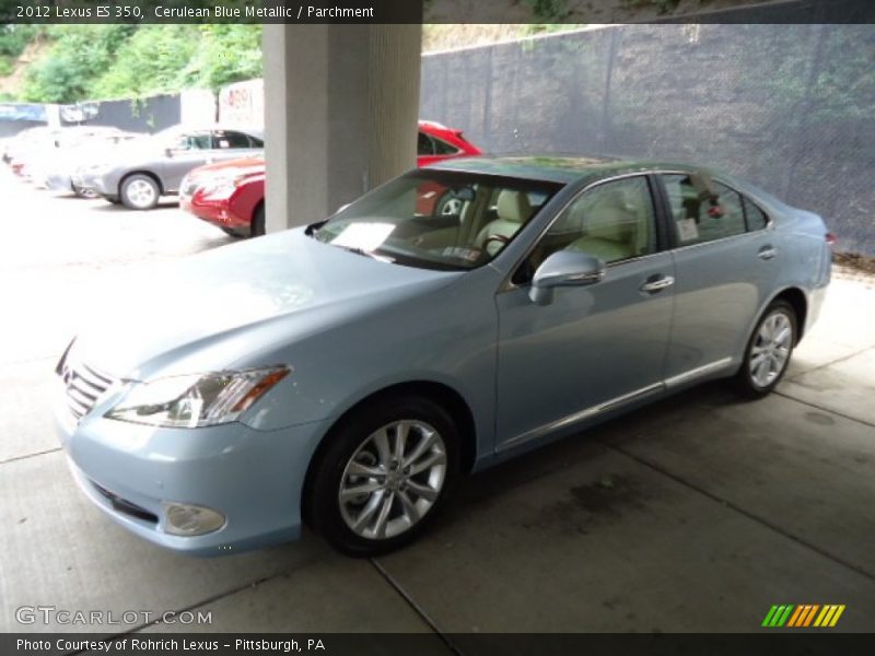 Cerulean Blue Metallic / Parchment 2012 Lexus ES 350