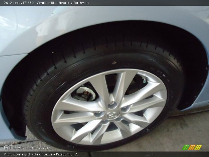 Cerulean Blue Metallic / Parchment 2012 Lexus ES 350