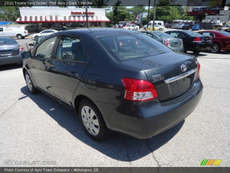 Flint Mica / Dark Charcoal 2010 Toyota Yaris Sedan