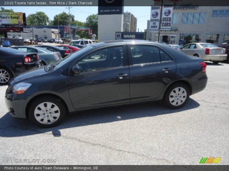 Flint Mica / Dark Charcoal 2010 Toyota Yaris Sedan