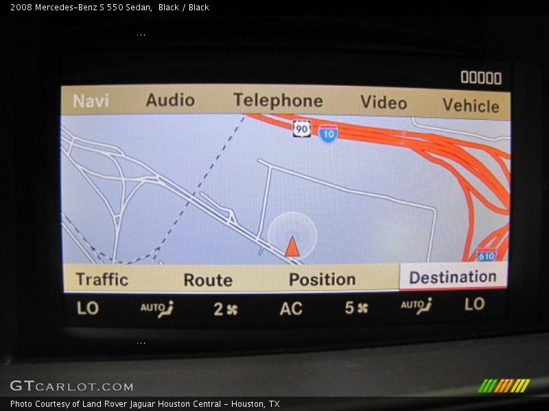 Black / Black 2008 Mercedes-Benz S 550 Sedan