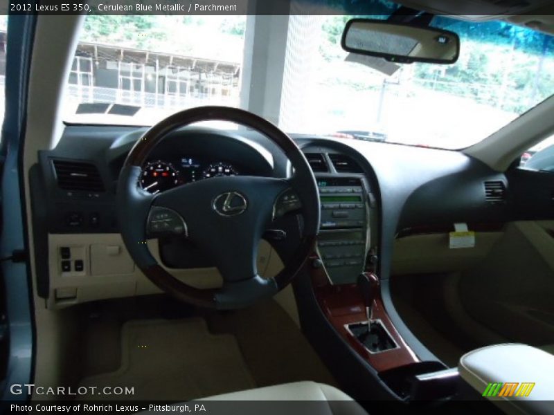 Cerulean Blue Metallic / Parchment 2012 Lexus ES 350