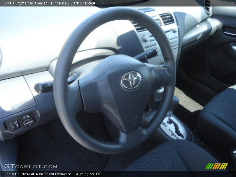 Flint Mica / Dark Charcoal 2010 Toyota Yaris Sedan