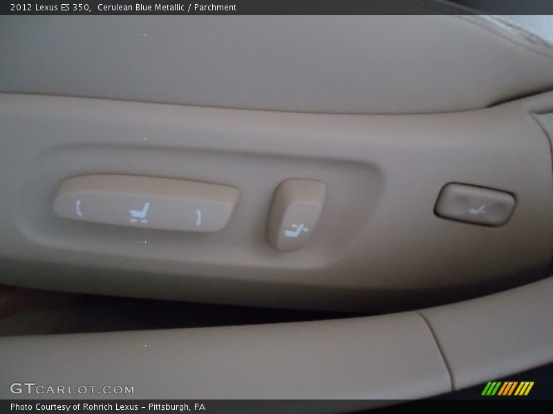 Cerulean Blue Metallic / Parchment 2012 Lexus ES 350