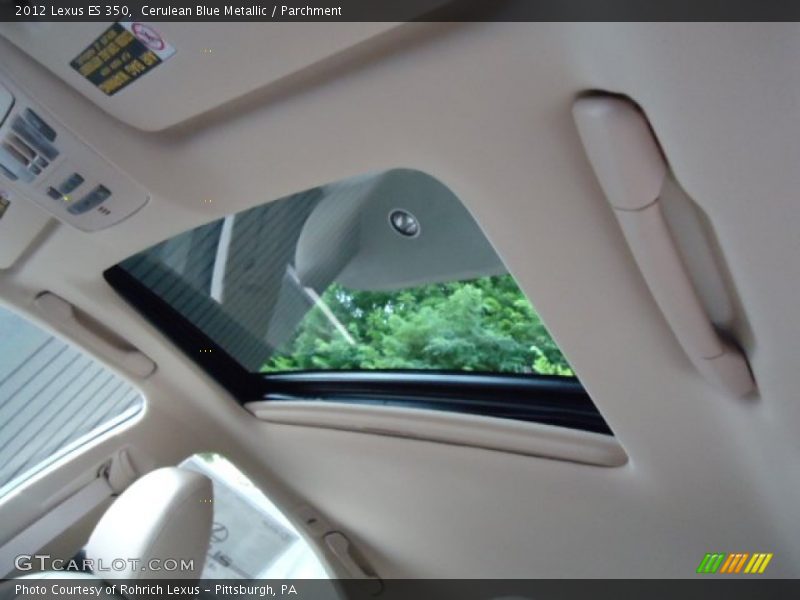 Cerulean Blue Metallic / Parchment 2012 Lexus ES 350