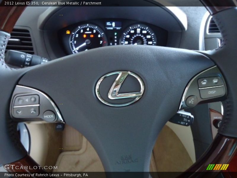 Cerulean Blue Metallic / Parchment 2012 Lexus ES 350