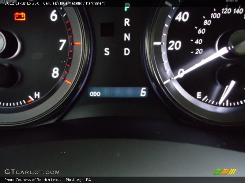 Cerulean Blue Metallic / Parchment 2012 Lexus ES 350