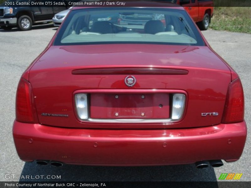 Crimson Pearl Red / Dark Gray 2001 Cadillac DeVille DTS Sedan