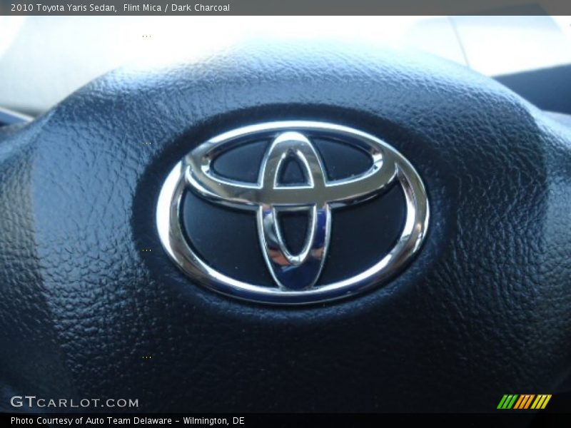 Flint Mica / Dark Charcoal 2010 Toyota Yaris Sedan