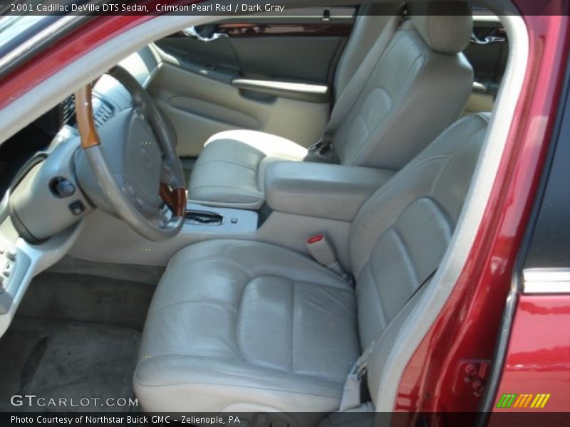Crimson Pearl Red / Dark Gray 2001 Cadillac DeVille DTS Sedan