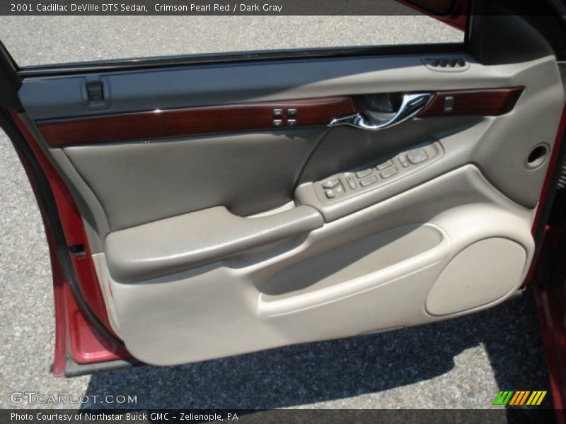Crimson Pearl Red / Dark Gray 2001 Cadillac DeVille DTS Sedan
