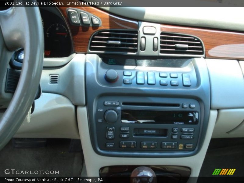 Crimson Pearl Red / Dark Gray 2001 Cadillac DeVille DTS Sedan