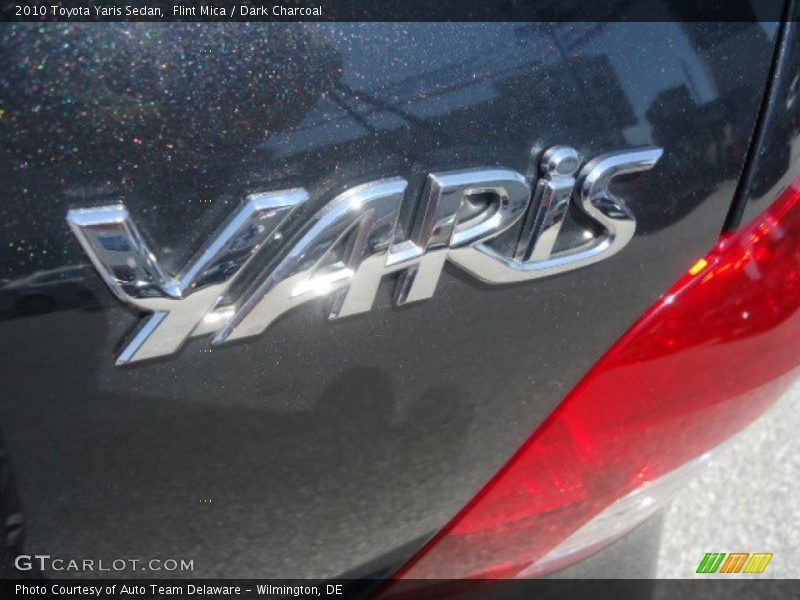Flint Mica / Dark Charcoal 2010 Toyota Yaris Sedan