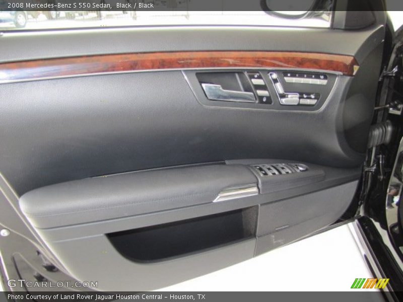 Black / Black 2008 Mercedes-Benz S 550 Sedan