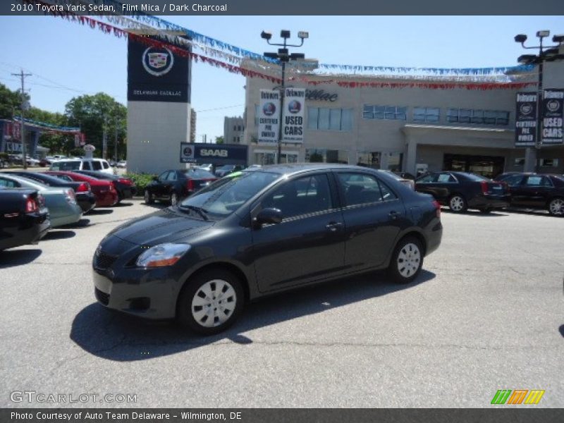 Flint Mica / Dark Charcoal 2010 Toyota Yaris Sedan