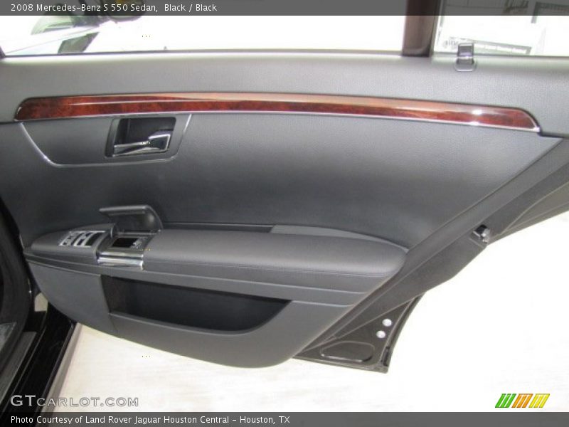 Black / Black 2008 Mercedes-Benz S 550 Sedan
