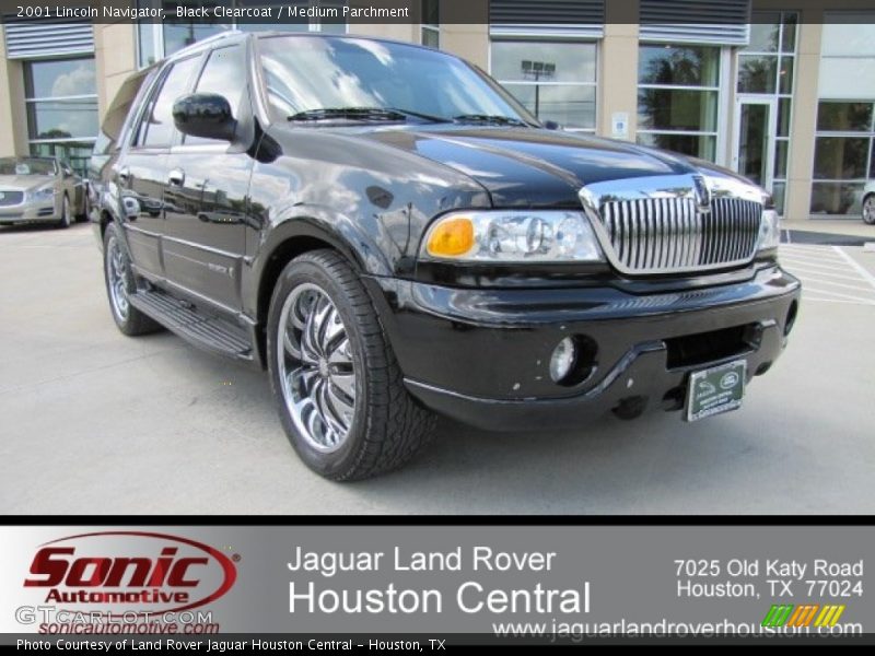 Black Clearcoat / Medium Parchment 2001 Lincoln Navigator