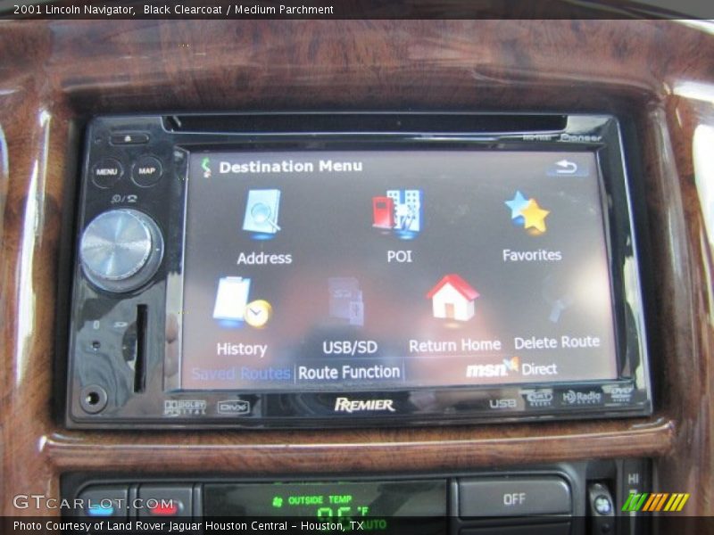 Black Clearcoat / Medium Parchment 2001 Lincoln Navigator