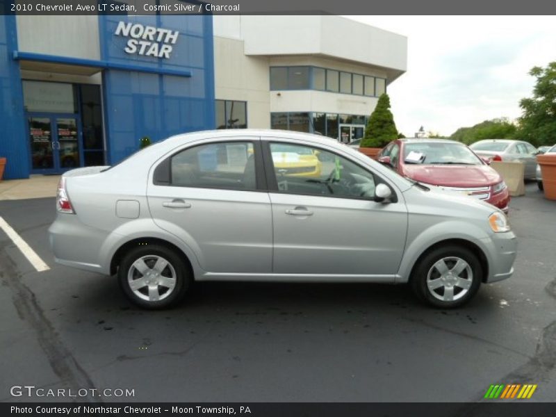 Cosmic Silver / Charcoal 2010 Chevrolet Aveo LT Sedan
