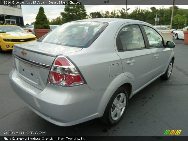 Cosmic Silver / Charcoal 2010 Chevrolet Aveo LT Sedan