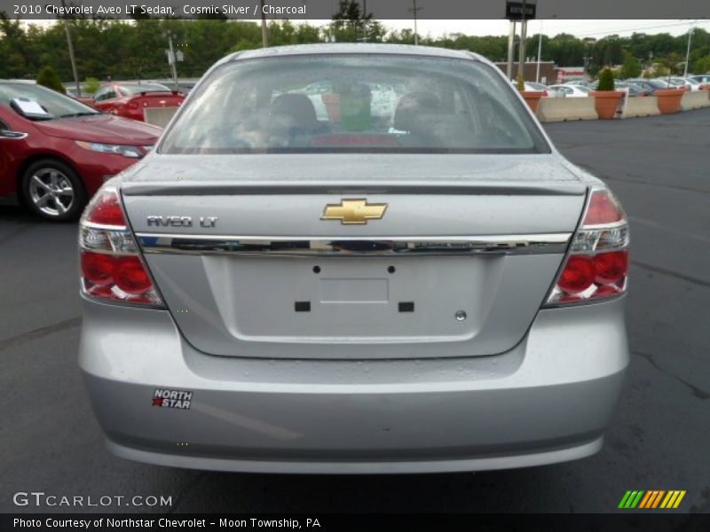 Cosmic Silver / Charcoal 2010 Chevrolet Aveo LT Sedan