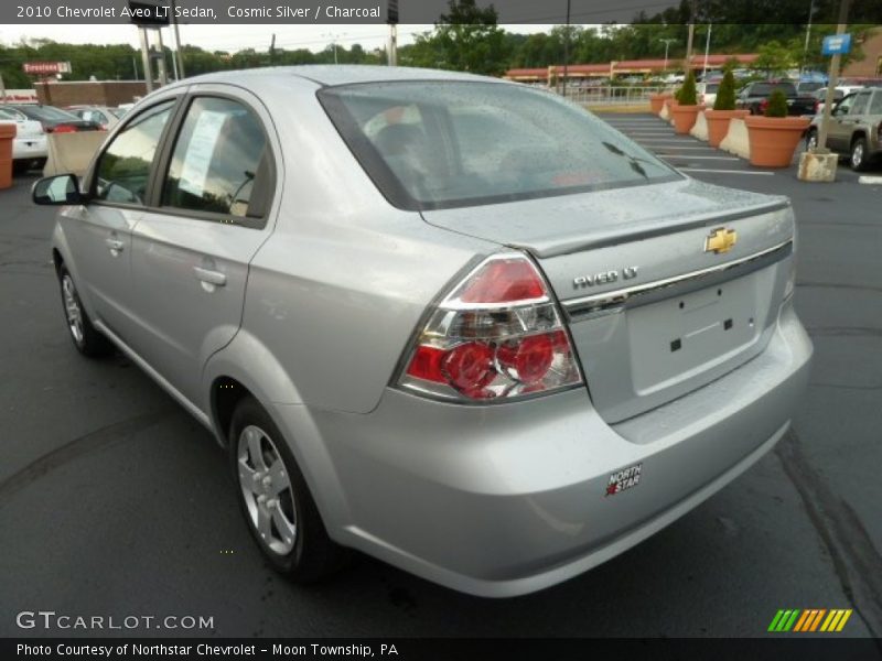 Cosmic Silver / Charcoal 2010 Chevrolet Aveo LT Sedan