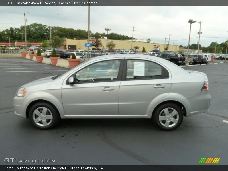 Cosmic Silver / Charcoal 2010 Chevrolet Aveo LT Sedan