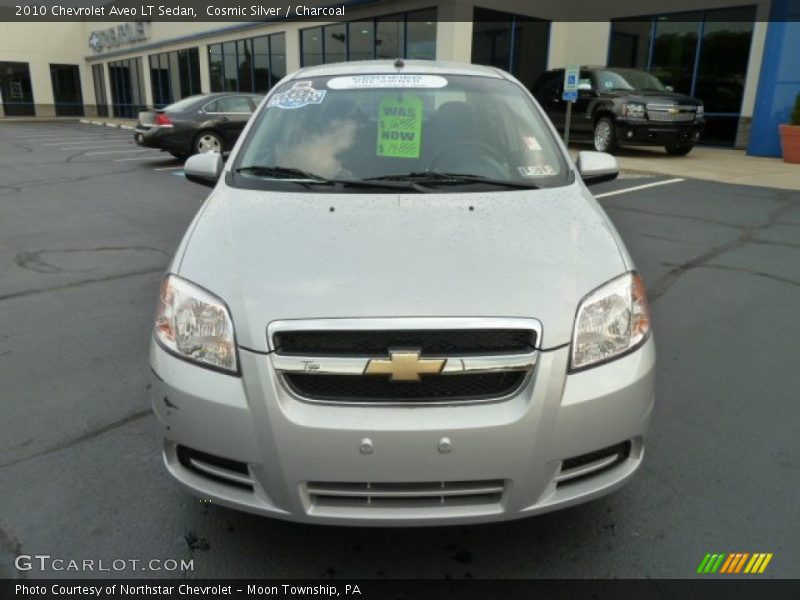 Cosmic Silver / Charcoal 2010 Chevrolet Aveo LT Sedan