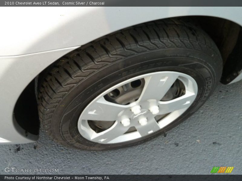 Cosmic Silver / Charcoal 2010 Chevrolet Aveo LT Sedan