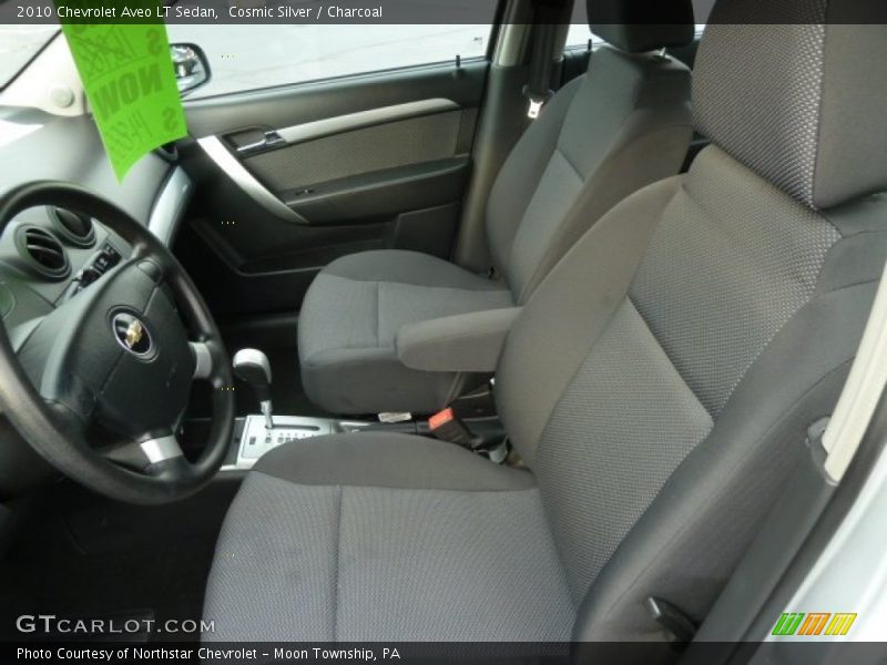 Cosmic Silver / Charcoal 2010 Chevrolet Aveo LT Sedan