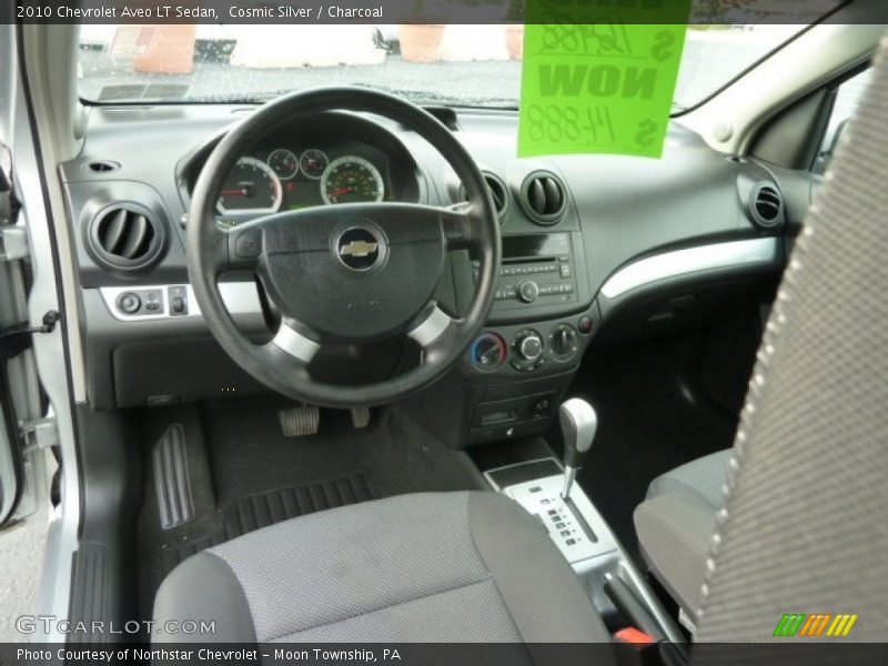 Cosmic Silver / Charcoal 2010 Chevrolet Aveo LT Sedan