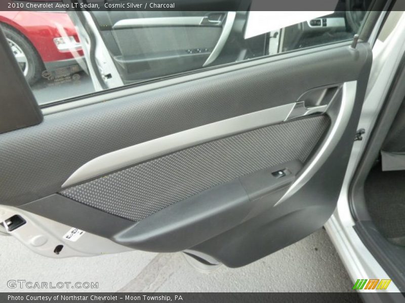 Cosmic Silver / Charcoal 2010 Chevrolet Aveo LT Sedan