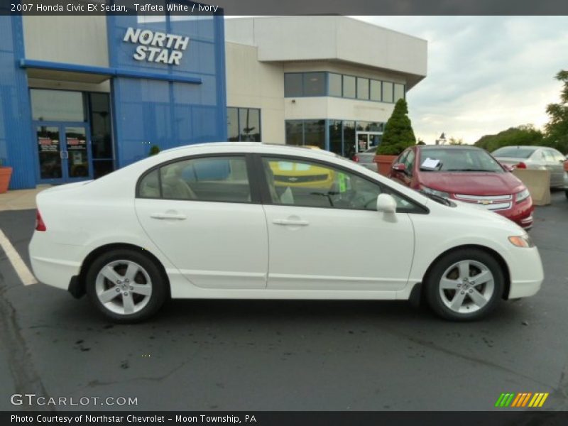 Taffeta White / Ivory 2007 Honda Civic EX Sedan