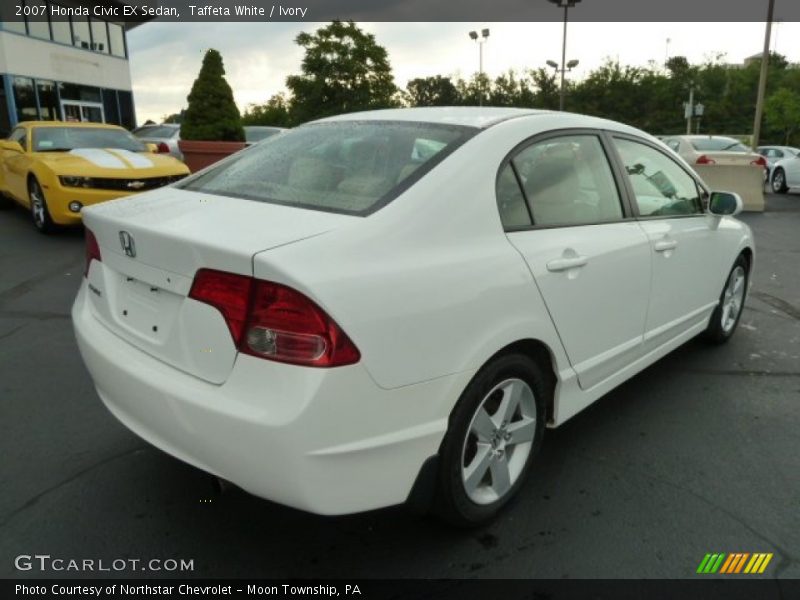Taffeta White / Ivory 2007 Honda Civic EX Sedan