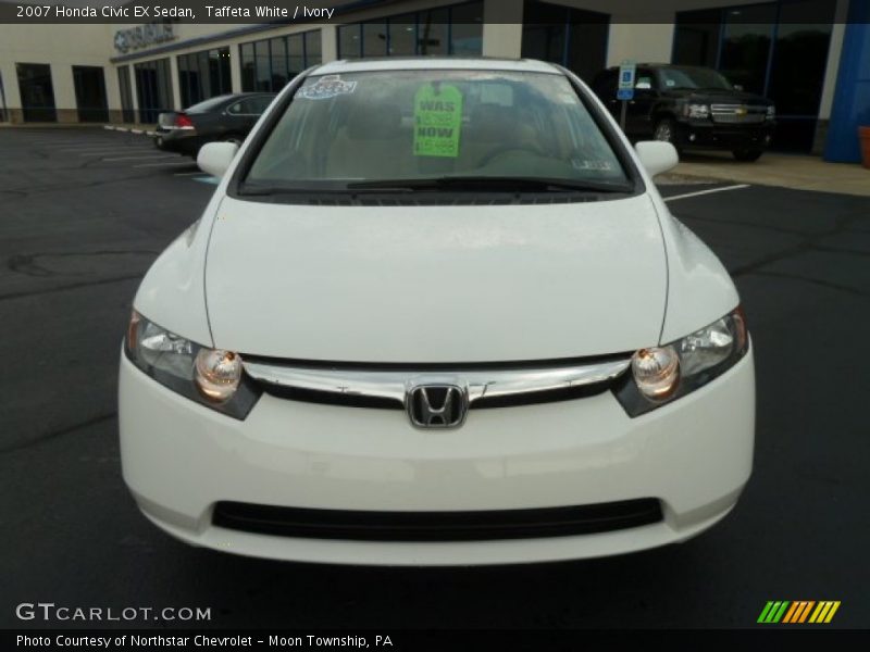 Taffeta White / Ivory 2007 Honda Civic EX Sedan
