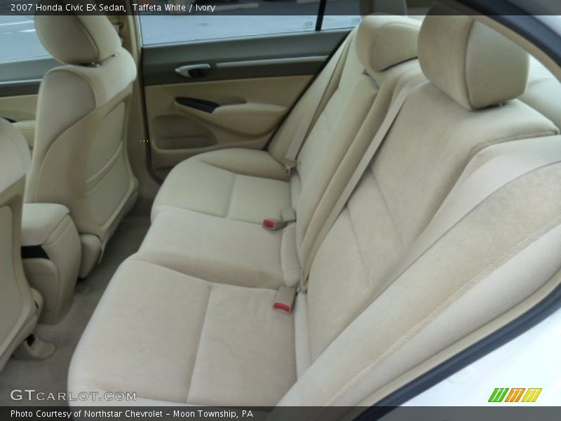 Taffeta White / Ivory 2007 Honda Civic EX Sedan