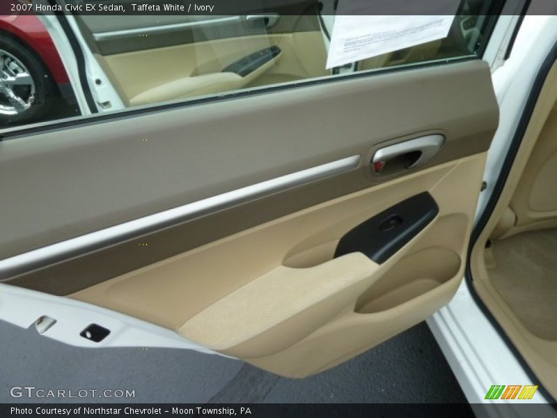 Taffeta White / Ivory 2007 Honda Civic EX Sedan