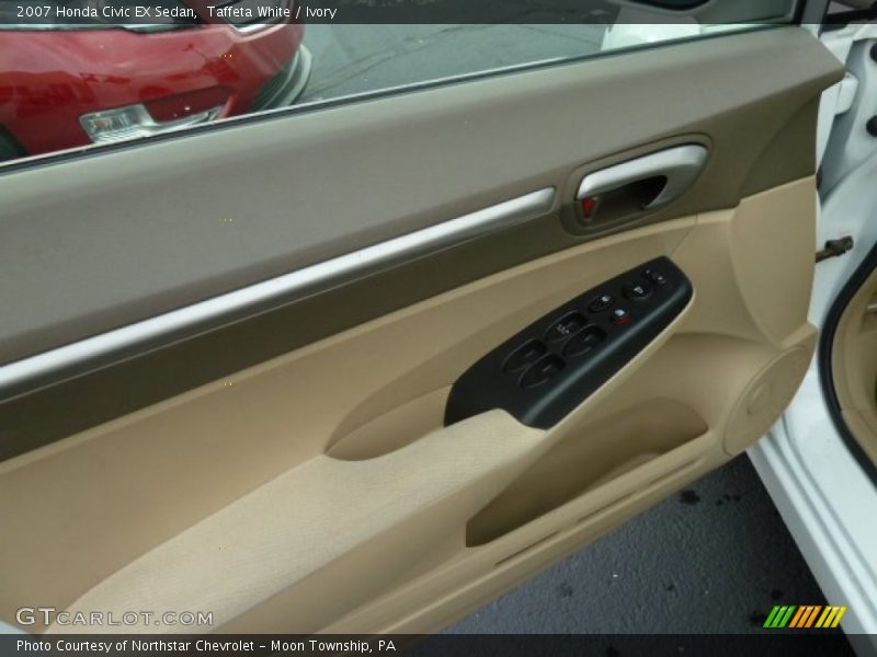 Taffeta White / Ivory 2007 Honda Civic EX Sedan