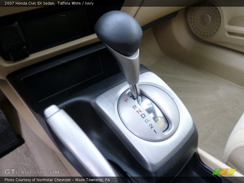 Taffeta White / Ivory 2007 Honda Civic EX Sedan