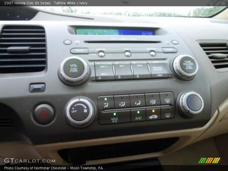 Taffeta White / Ivory 2007 Honda Civic EX Sedan