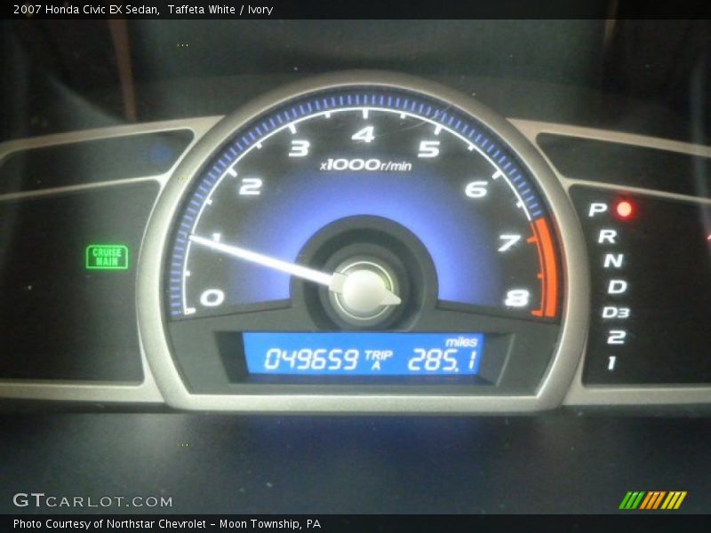 Taffeta White / Ivory 2007 Honda Civic EX Sedan